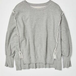 Grey Free People Camden Sweatshirt - NWT